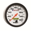 5" SPEEDOMETER, 0-160 MPH, GM WHITE